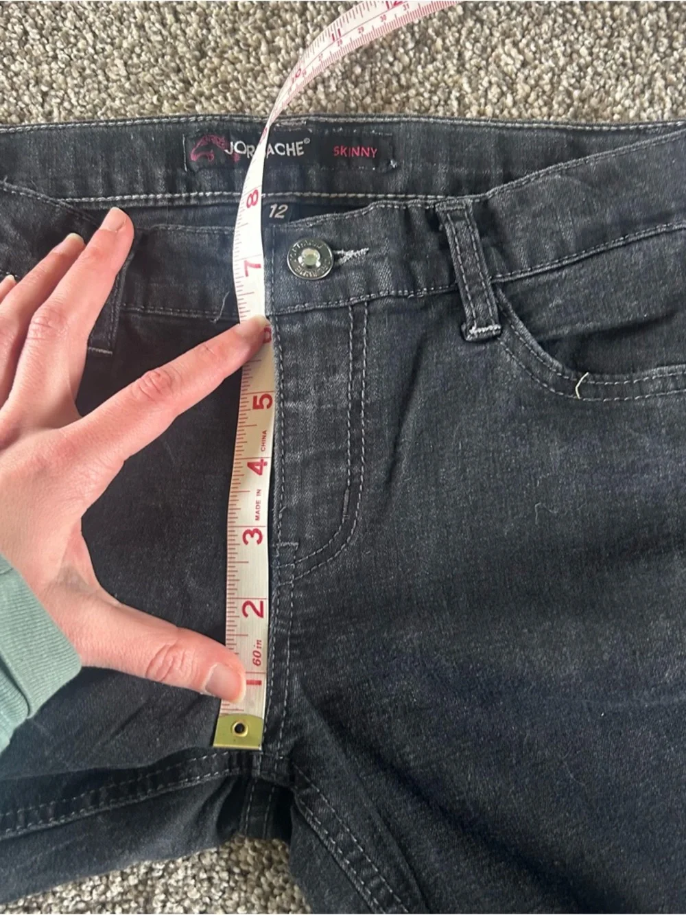 Jordache black skinny